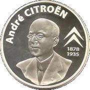 1½ Euros André Citroën, France, 2008 reverse image