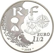 1½ Euros Rouen Armada obverse image