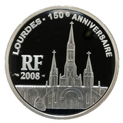 1½ Euros Lourdes obverse image