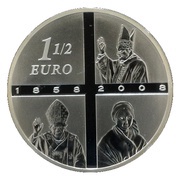 1½ Euros Lourdes, France, 2008 reverse image