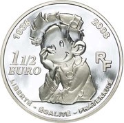 1½ Euros Spirou obverse image