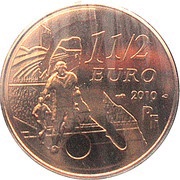 1½ Euros Girondins de Bordeaux obverse image