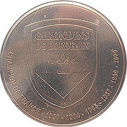 1½ Euros Girondins de Bordeaux, France, 2010 reverse image