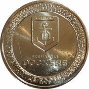 1 Dollar In the name of Elizabeth II; 6th portrait - Fremantle Dockers reverse image