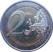 2 Euros Music Day reverse image