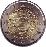2 Euros 10 Years of Euros Cash obverse image