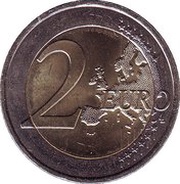 2 Euros 10 Years of Euros Cash reverse image