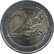 2 Euros Birth of Abbé Pierre reverse image