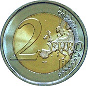 2 Euros Festival of the Federation reverse image