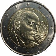 2 Euros François Mitterrand obverse image