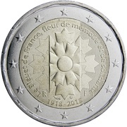 2 Euros Bleuet de France obverse image