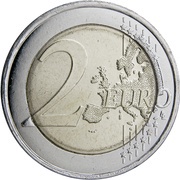 2 Euros Bleuet de France reverse image