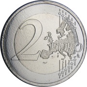 2 Euros Astérix reverse image