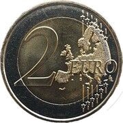 2 Euros UNICEF reverse image