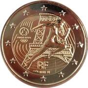 2 Euros Olympic Games, Paris 2024 - France 2021 obverse image