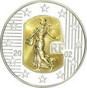 5 Euros Thank you Franc obverse image