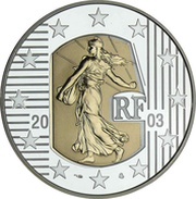 5 Euros Map of Europe obverse image