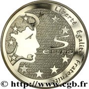 5 Euros Marianne, France, 2004 reverse image