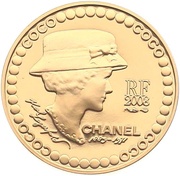 5 Euros - Coco Chanel obverse image