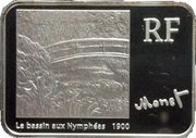 5 Euros Claude Monet obverse image