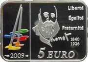 5 Euros Claude Monet, France, 2009 reverse image