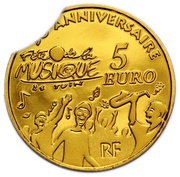 5 Euros Music Day obverse image
