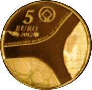 5 Euros Abou-Smibel, France, 2012 reverse image