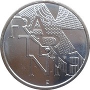 5 Euros Fraternité reverse image