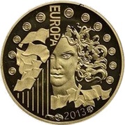 5 Euros Treaty of Elysée, France, 2013 reverse image