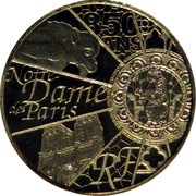 5 Euros Notre-Dame de Paris obverse image