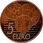 5 Euros Monnaie de Paris, France, 2014 reverse image