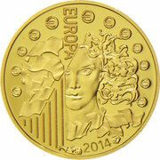 5 Euros European Space Agency, France, 2014 reverse image