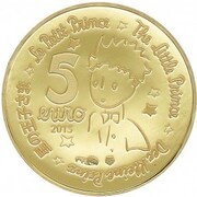 5 Euro Le Petit Prince, France, 2015 reverse image