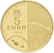 5 Euro Orsay and Petit palais, France, 2016 reverse image