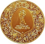 5 Euros Fifa world cup, France, 2018 reverse image