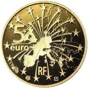 5 Euros Maastricht Treaty obverse image