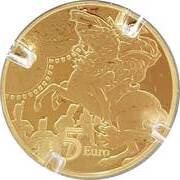 5 Euros Franc Germinal, France, 2019 reverse image