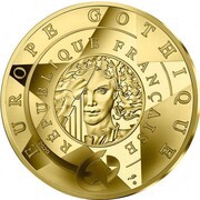 5 Euros Gothic architecture obverse image