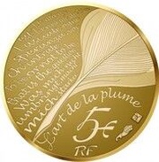 5 Euros Molière obverse image