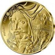 5 Euros Molière, France, 2022 reverse image