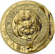 5 Euros Year of the Tiger, France, 2022 reverse image