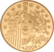 10 Euros Enlargement of the European Union, France, 2004 reverse image