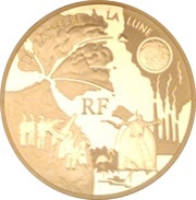 10 Euros From the Earth to the Moon obverse image
