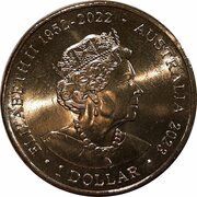 1 Dollar In the name of Elizabeth II; 6th Portrait - Matildas - Women's World Cup 2023; Shooting obverse image