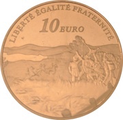 10 Euros Battle of Austerlitz, France, 2005 reverse image