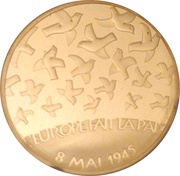10 Euros World War II, France, 2005 reverse image