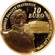 10 Euros Jean-Baptiste Bernadotte, France, 2006 reverse image