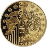 10 Euros Journée de l'Europe, France, 2006 reverse image