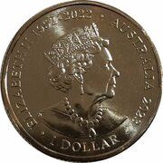 1 Dollar In the name of Elizabeth II; 6th Portrait - Centenary of Legacy obverse image