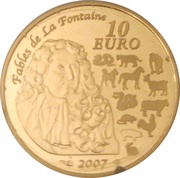 10 Euros Pig, France, 2007 reverse image